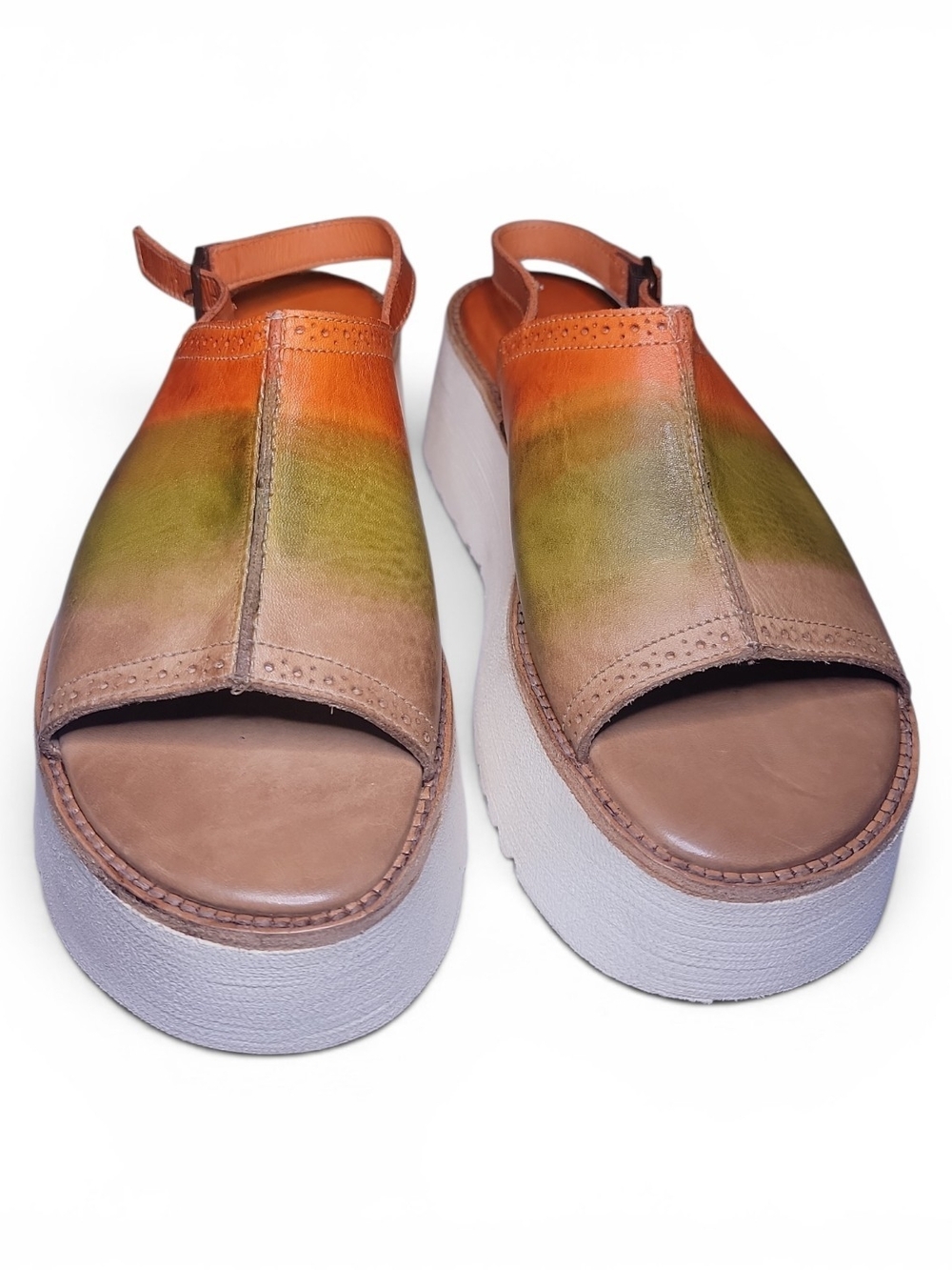 Bed STU LIbrary Melon TD Sandals. Sz 10 - Picture 3 of 7